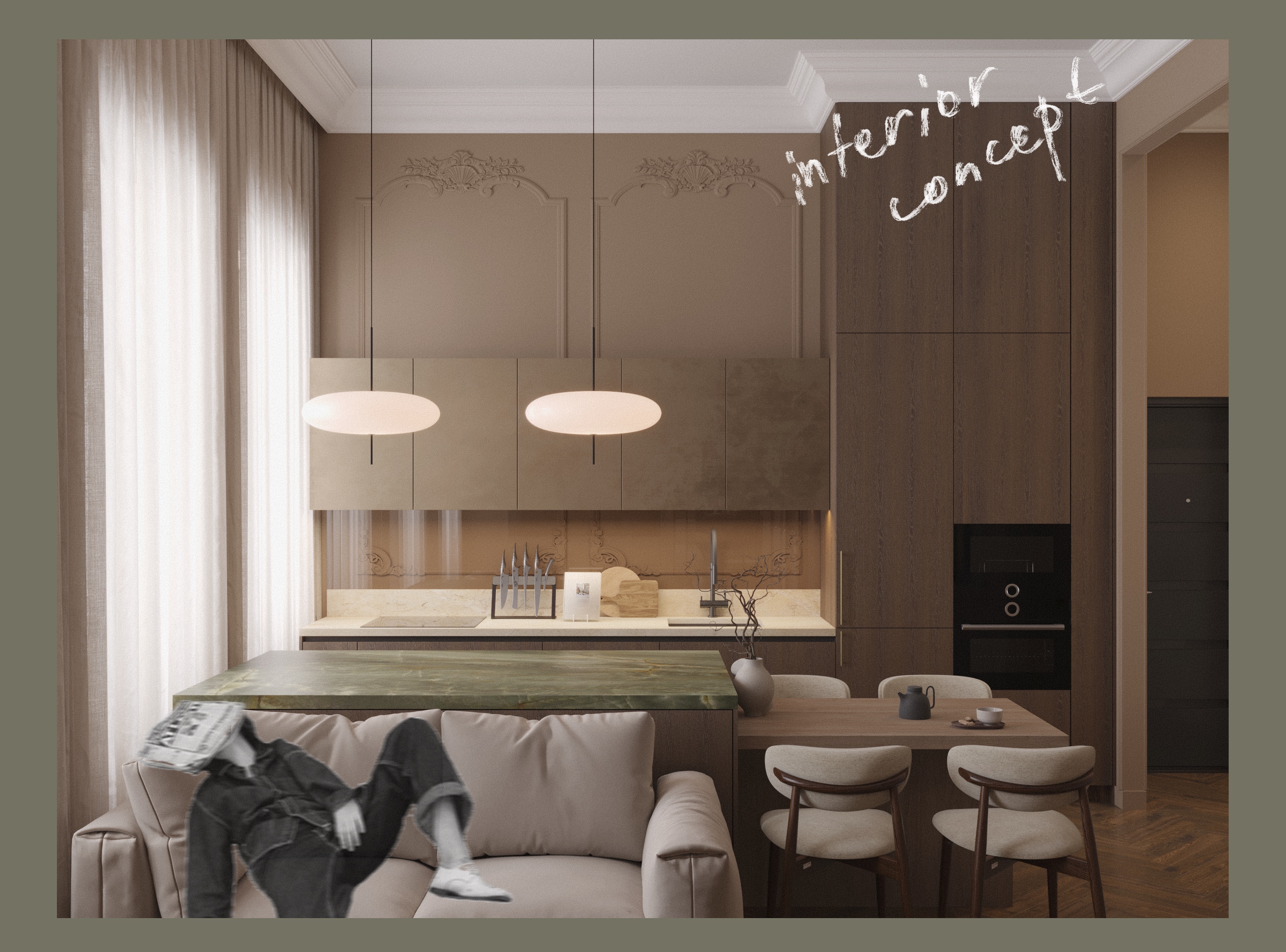 Nordlys Apartment interior